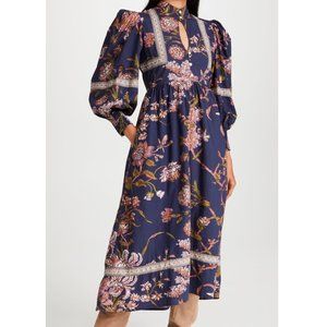 Love the label Wanda Print Midi Dress